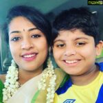 Navya Nair Instagram - Ambalam ... utsavam ... anpoli...