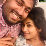 Navya Nair Instagram – Omg omg omg … wen u wake up with a heavy surprise.. my kannan has come all the way from dubai fr video release … unexpected 😇😇😇… #brosis #❤️ #trivandrum #dancevideo