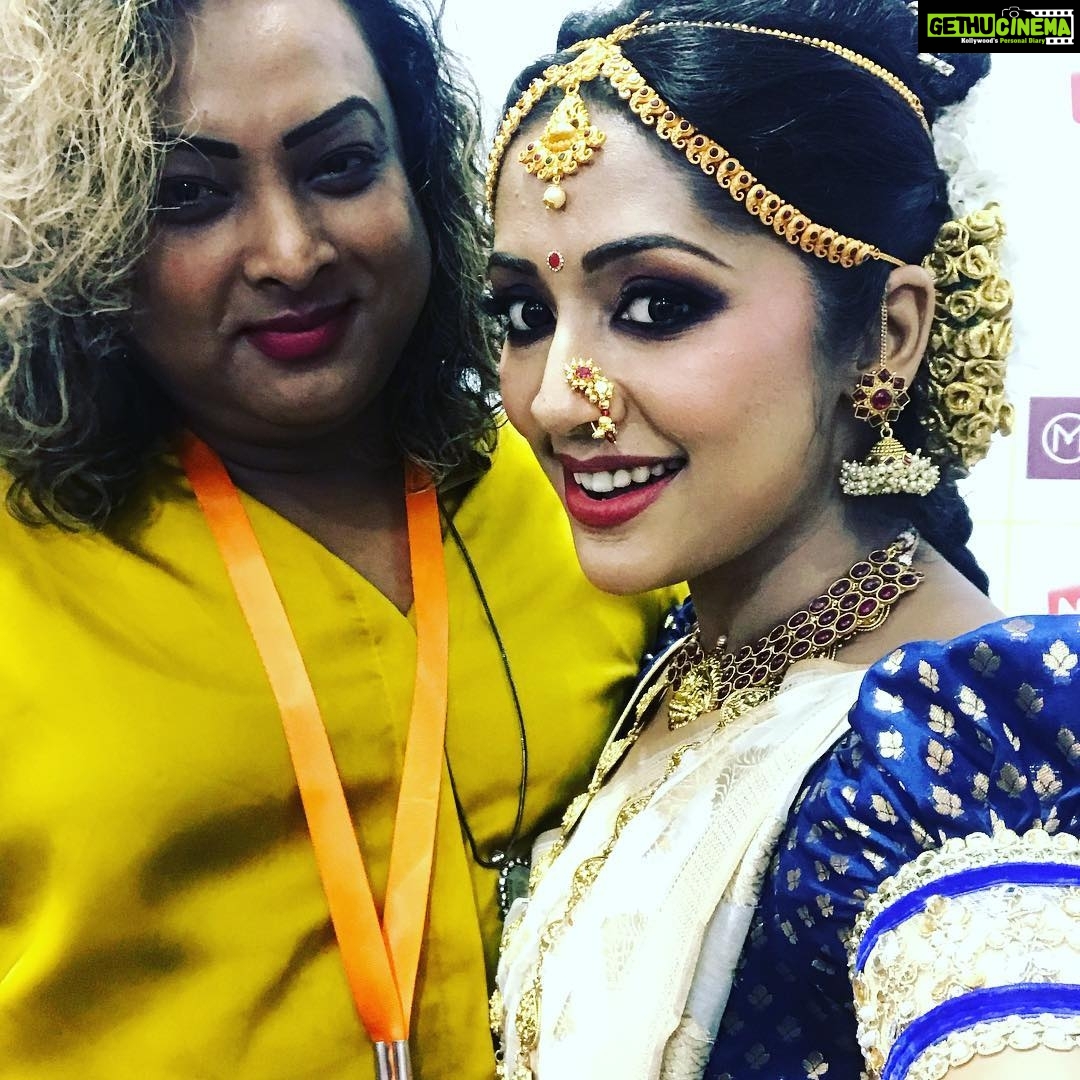 Navya Nair Instagram - Amma show , make up@by avinash