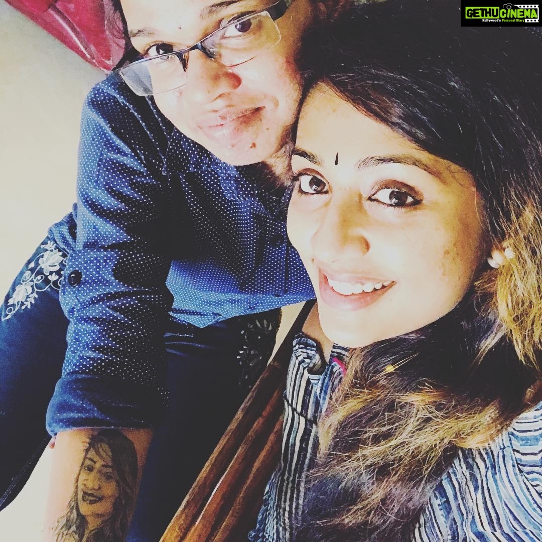 Navya Nair Instagram - Finally I got to see u ... Preethi , the one who loves me unconditionally...