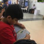 Navya Nair Instagram – Airport reading ######