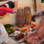 Navya Nair Instagram - Vidyarambham pics with my guru manu mash .. 🙏🏻🙏🏻🙏🏻🙏🏻🙏🏻 Pic courtesy as usual @manuthekkoot
