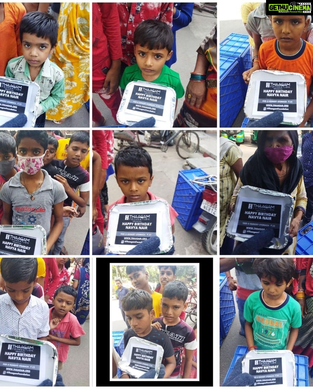 Navya Nair Instagram - Thank u so much preethi … the bestest bday gift fr me .. feeding them is such a divine gesture , and i am so happy abt it mole .. their innocent faces made my day .. may god bless u .. @preethisprasadan__