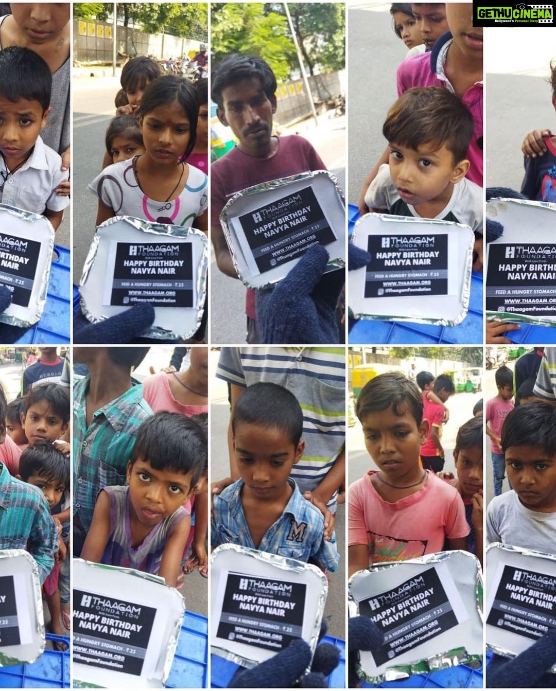 Navya Nair Instagram - Thank u so much preethi … the bestest bday gift fr me .. feeding them is such a divine gesture , and i am so happy abt it mole .. their innocent faces made my day .. may god bless u .. @preethisprasadan__