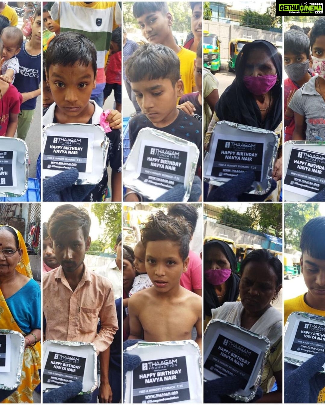 Navya Nair Instagram - Thank u so much preethi … the bestest bday gift fr me .. feeding them is such a divine gesture , and i am so happy abt it mole .. their innocent faces made my day .. may god bless u .. @preethisprasadan__