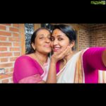 Navya Nair Instagram - To the forever happiest souls in my life .. my@mom and my brother … love u both to the moon and back .. happy bday to my amma and kannaaaa … ummmaaa…