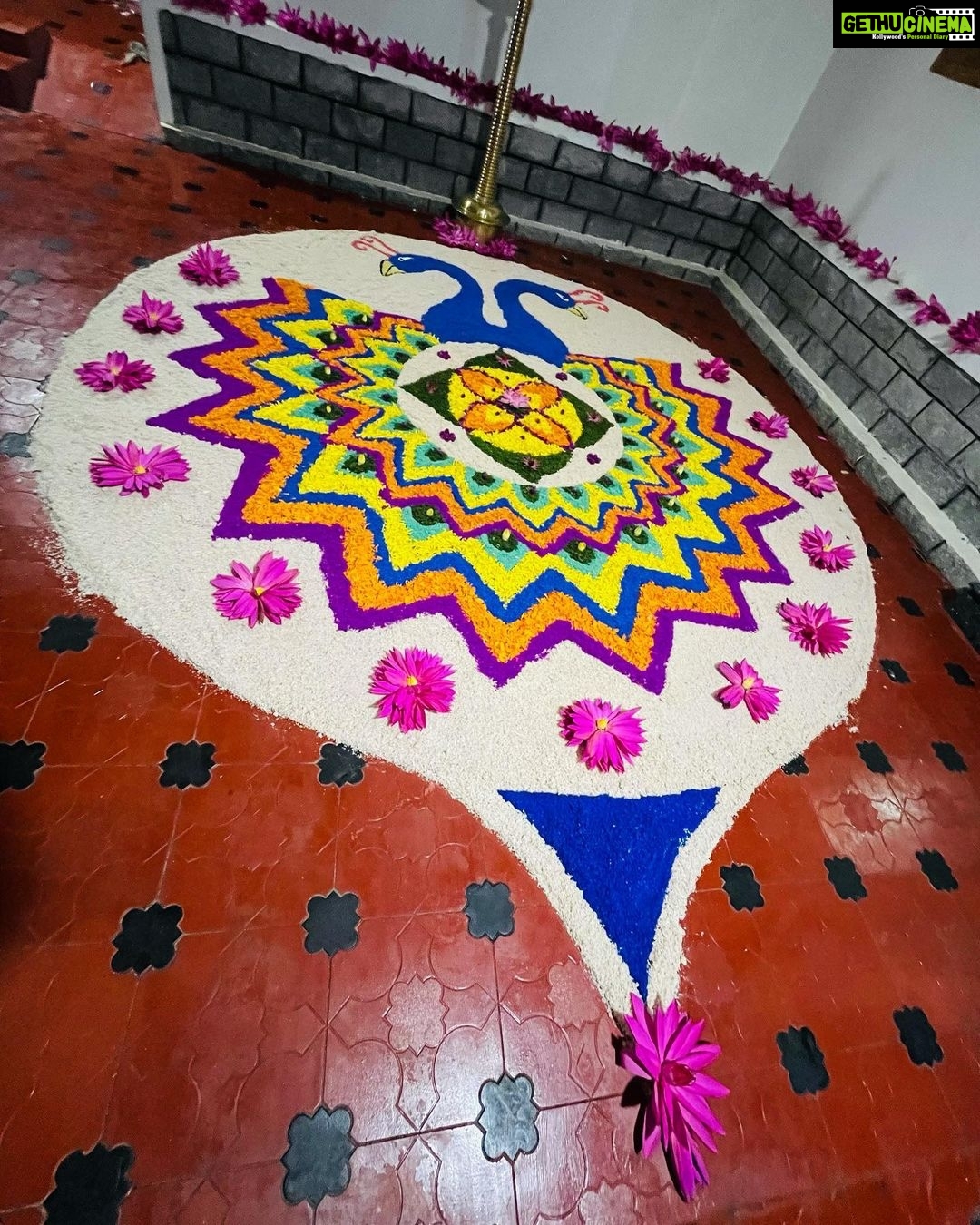 Navya Nair Instagram - Our pookkalam ..