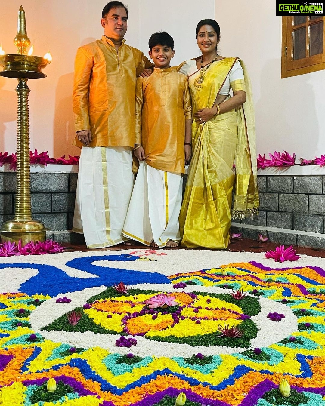 Navya Nair Instagram - Our pookkalam ..