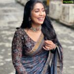 Navya Nair Instagram - Enjoy life .. there is plenty of time to be dead ... make up and hair style @amal_ajithkumar Styling @sabarinathk_ Costume coutesy @klumbyprajinajaanaki Accessories @keyaa_by_kartika