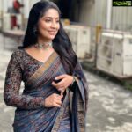 Navya Nair Instagram - Enjoy life .. there is plenty of time to be dead ... make up and hair style @amal_ajithkumar Styling @sabarinathk_ Costume coutesy @klumbyprajinajaanaki Accessories @keyaa_by_kartika