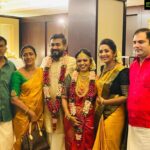 Navya Nair Instagram – Happy married life to my dear kannappa .. my brother , my friend .. we have had so many late night discussions evn about the stupidest things under the sun .. i still shout at u , beat u ,  bite u , make fun of u at everything u do , never did i know tat u hav grown up so big .. u r still my chottu .. love u both swathi and kanna .. may u both hav a happy and peaceful life .. life is all about living , its everyday , every moment .. end of the day all that matters is how well u lived .. save not money bt moments ..