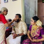 Navya Nair Instagram - Happy married life to my dear kannappa .. my brother , my friend .. we have had so many late night discussions evn about the stupidest things under the sun .. i still shout at u , beat u , bite u , make fun of u at everything u do , never did i know tat u hav grown up so big .. u r still my chottu .. love u both swathi and kanna .. may u both hav a happy and peaceful life .. life is all about living , its everyday , every moment .. end of the day all that matters is how well u lived .. save not money bt moments ..