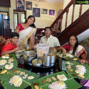 Navya Nair Instagram - Sadya...