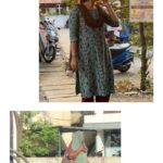 Navya Nair Instagram - Relatability ... @oruthee_movie .. saw this lady walking with almost same colour costume of mine ..