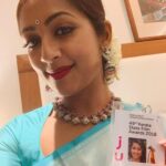 Navya Nair Instagram - State awards function , trivandrum .. jury member ... styling @sabarinathnath make up and hair @reenu_mua costume courtesy @seematti jewellery @mayoora_by_archana Trivandrum, India