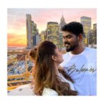Nayanthara Instagram - just need you and sunset 🌇 ❤️ Brooklyn Bridge