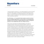 Nayanthara Instagram - I am so amazed by your love and support