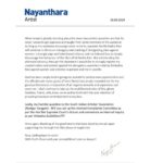 Nayanthara Instagram - I am so amazed by your love and support