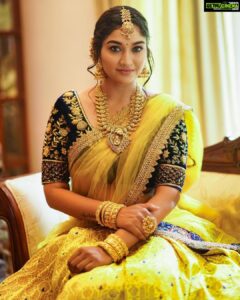 Neelima Rani Instagram - Stay home! Stay safe! ❤️
MUA @sparkleshine_bridalstudio 
Captured by @rahulravindran 
Outfit by @uttara_trulyurs 
Jewellery @new_ideas_fashions 
#lehenga #bridalmakeup #actress #photoshoot