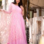 Neelima Rani Instagram - Pink love 💗 good morning 💝 Costume by @yoshnasbyela Magician behind lens @camerasenthil na