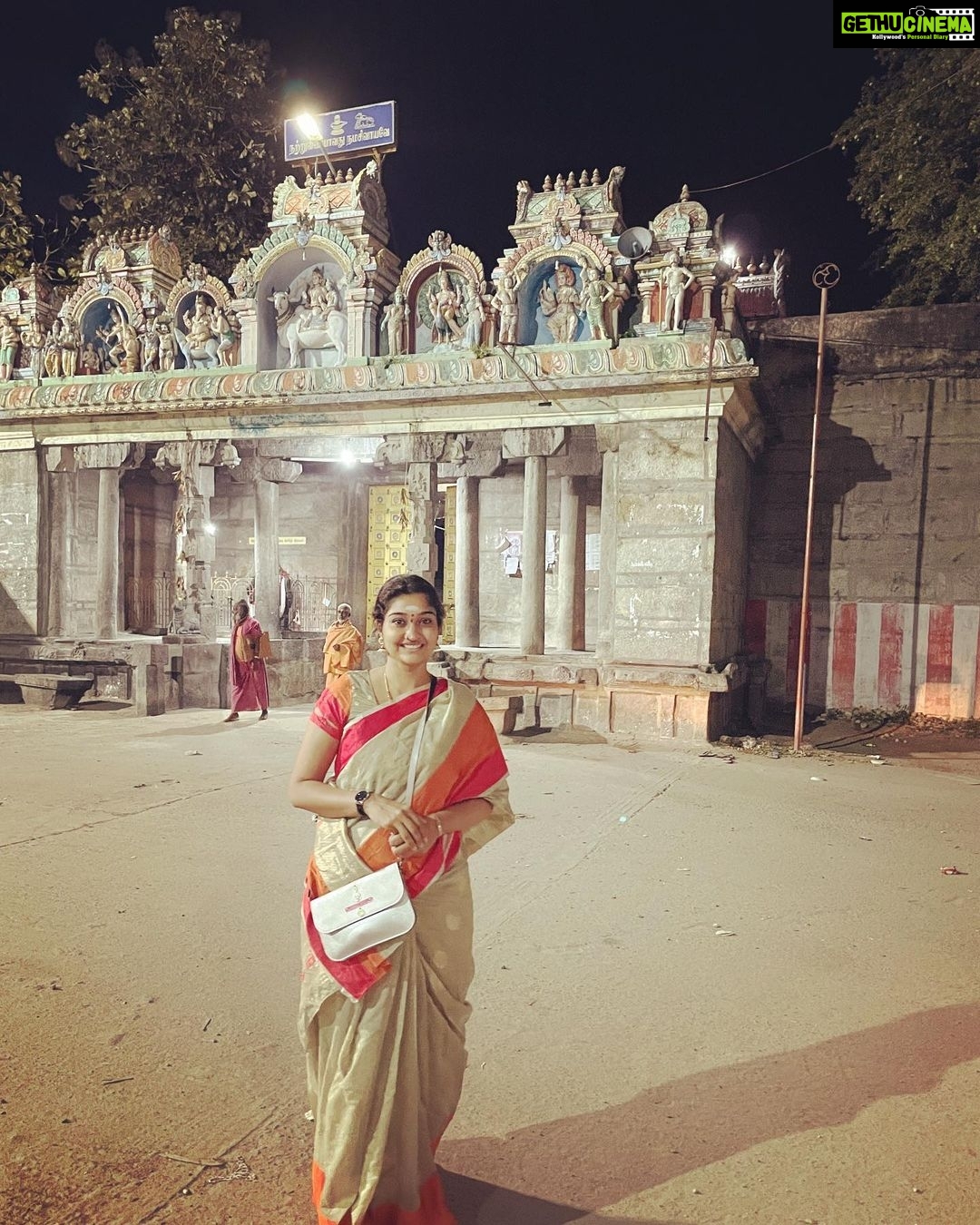 Neelima Rani Instagram - Om Namas Shivaya ππΌππΌππΌ Amazing Darshan Sago Padalai kondu serthadhirku nandri Vadarenyaswar Temple, Thiruvalangadu