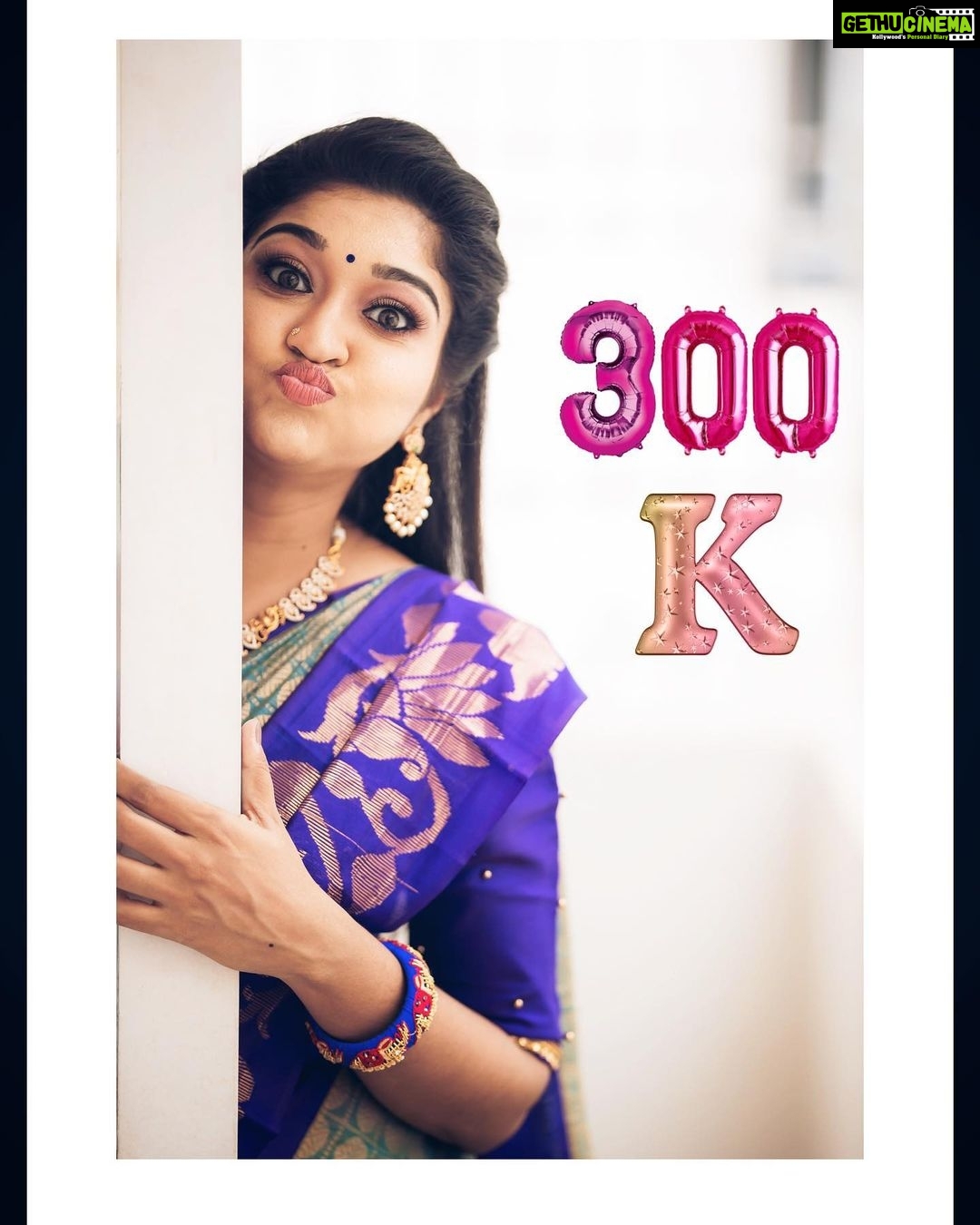Neelima Rani Instagram - NANDRI NANDRI NANDRI ππΌππΌππΌ 300k insta family!! Without you Iβm nowhere nanbargale π€π€β€οΈβ€οΈβ€οΈ