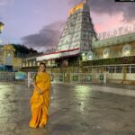 Neelima Rani Instagram - I sincerely thank each and everyone who wished me for my birthday 🙏🏼🙏🏼🙏🏼 still dwelling in the Tirumala world,back home after a blessed Darshan Tirumala Sri Venkateshwara Sannidhi