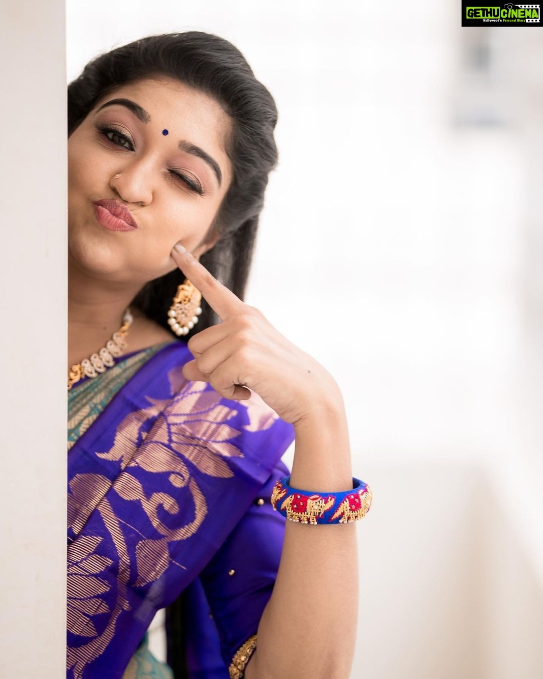Neelima Rani Instagram - ❤️ Saree/blouse by @wardrobe_by_anjali MUA @jeevitha.mua Bangles by @sritrenzz Magician behind lens @camerasenthil