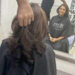 Neelima Rani Instagram - Feel fresh! Feel you! Hair cut n colour after 7 months ☺️ as per my darl doc @drrenitarajan advice no colouring and beauty services till the 6th month of pregnancy..so I had to wait n go for it now 🥰 #happy #pregnancy #mother #actress @acesalonspa