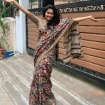 Neelima Rani Instagram – Smileeee 🥰🥰🥰 
Beautiful Lenin jute saree by @fashion_constructions