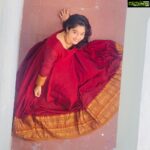 Neelima Rani Instagram – Look up and thank god 🙏🏼 one moment at a time!! Handloom love!!! Vibrant me!!! 
Clothing @instorefashions