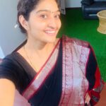 Neelima Rani Instagram - Blacky silvery sun shine 🥰🥰🥰 what a combo..Saturday vibes in black! Beautiful saree by @online_shopping_island 🤗❤️