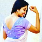 Neelima Rani Instagram - Good morning nanbargaley! Sunshine azlagi 🥰 Beautiful saree by @riyashcollections_sjc Blouse designed by @daffodildesigns_nagercoil