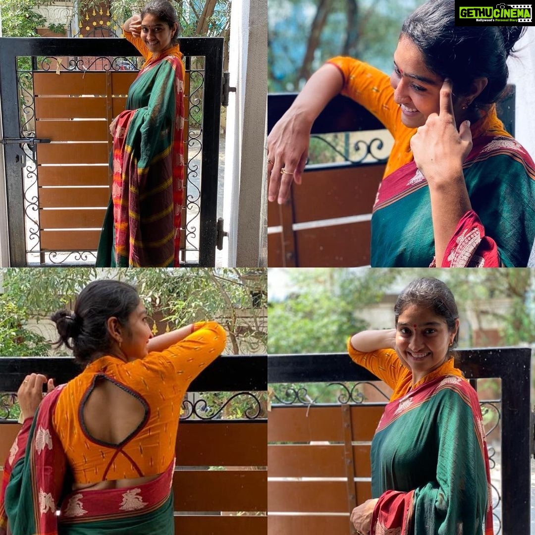 Neelima Rani Instagram - @the6yardsboutique ❤️ thank you charu for this pretty breathable comfortable saree! Good luck girl