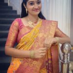 Neelima Rani Instagram - @pretty_fashion_wardrobe thank you for this beautiful saree 😍 my all time favourite combination!! #womenempowerment #womensupportingwomen #saree #actorslife #godschild #blessedkid Jewellery by @bedazzledjewelz