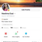 Neelima Rani Instagram – 1 million 😍😍😍 Thank you so much nanbargaley!!! I’m so touched with your love n affection 🙏🏼🙏🏼🙏🏼