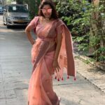 Neelima Rani Instagram – Thank you @akshayam_designs for this beautiful saree! I can’t take my eyes off from the beautiful jewellery by @sana_jewels143 🥰🥰 thank you dear!!!! Beat wishes to you both  #womenempowerment #womensupportingwomen #saree #jewelry #neelimaesai