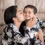 Neelima Rani Instagram - My miniature ❤️ Thank you so much @unishavijayakumar debbie fashion for these beautiful dresses..timely help for my lil angel birthday 🎂 🖤🤍❤️ good luck dear!! swipe right for more pics!! Captured by @camerasenthil bro 💖