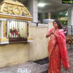 Neelima Rani Instagram - Feels so good as I’m back to normal after my knee n calf treatment 🥰 festive season begins with prayers 🙏🏼❤️ let’s celebrate Lovely Saree by @geethasrishopping