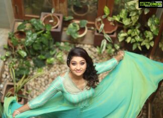 Neelima Rani Instagram - Happy vinayaga chaturthi 🙏🏼 beautiful dress designed by @studio149 🎥 amazing @camerasenthil bro MUA @salomirdiamond more pics coming soon!!!