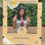 Neelima Rani Instagram - My first jab 🤰 I was hesitant to take the shot during my early pregnancy(first trimester), but my doctors and family were very supportive and I totally understand it’s a must to take our vaccine shot,right now that’s the only saviour! To be mommies pls take ur jab! Wishing u happy pregnancy 🤗❤️ #actor #covid_19 #vaccine #awareness #happy