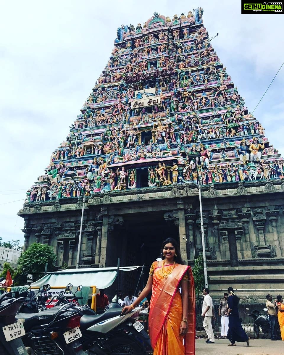 Neelima Rani Instagram - Diwali and birthday blessings from namba #kapaleeshwar #godschild #blessedkid Nov 6th
