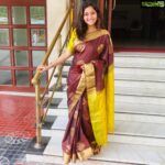 Neelima Rani Instagram - Good morning 😍 saree love day! Silk sarees day! Beautiful saree by @miru_jo Orattanadu, Tamil Nadu, India