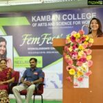 Neelima Rani Instagram - Thank u kamban college of arts and science @thiruammamalai for inviting me!! 😍😍😍 #womenpower #women #lifeisbeautiful