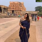 Neelima Rani Instagram - Pure blue pure handloom kanchi cotton saree by @unnatisilks! My Love for handloom never fades 😍 #unnatisilks #iwearhandloom #handloom #handloomswag..festival days #godschild #blessedkid #lifeisbeautiful