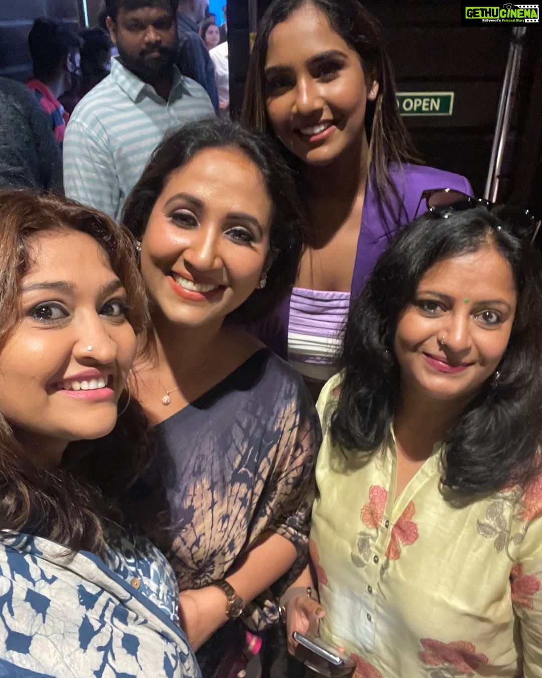 Neelima Rani Instagram - At the audio launch of insta Instagram album song π @naksha_saran baby has a long way to go! Trendy kuthu song.do watch n support.congratulations @madhu_saran16 ka n @saran.vj bro π₯³π₯³π₯³ good to catch up with friends after a gap!