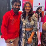 Neelima Rani Instagram - At the audio launch of insta Instagram album song 😍 @naksha_saran baby has a long way to go! Trendy kuthu song.do watch n support.congratulations @madhu_saran16 ka n @saran.vj bro 🥳🥳🥳 good to catch up with friends after a gap!