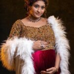 Neelima Rani Instagram - Yesss!! It looks like a painting and I love it ❤️ thank you all for your love n blessings..good day 🥰 Outfit : @zarigaibygitanjaliofficial Mua : @b3bridalstudio Photography: @thivakar.photo Styling: @thoorigaikabilan