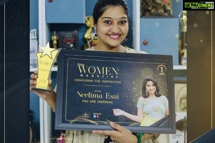 Neelima Rani Instagram - @beingwomenmagazine thank you for the recognition ❤️ it adds more confidence and responsibilities in me towards my work and my journey! @thoorigaikabilan best wishes to you 🤗❤️ #mostinspiringwomen #women #blessed #happy #godspeed @proyuvraaj
