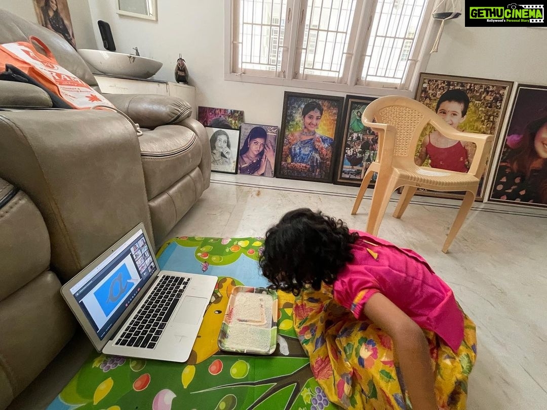 Neelima Rani Instagram - Online classes 😍 on this auspicious day we wish you all happy beginning with loads of prosperity and success 🙏🏼 happy Dussehra